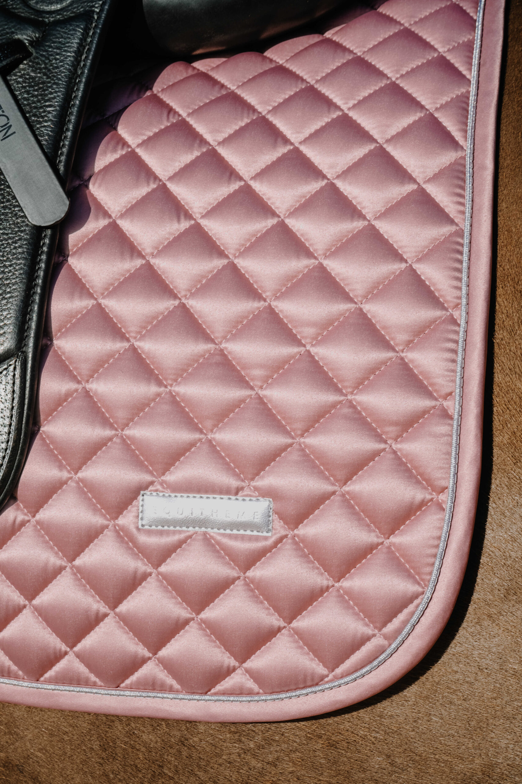 EQUITHEME Nacre dressurunderlag pink full size - Billede 3