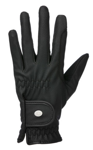 EQUITHEME Classic ridehandsker sort (L)