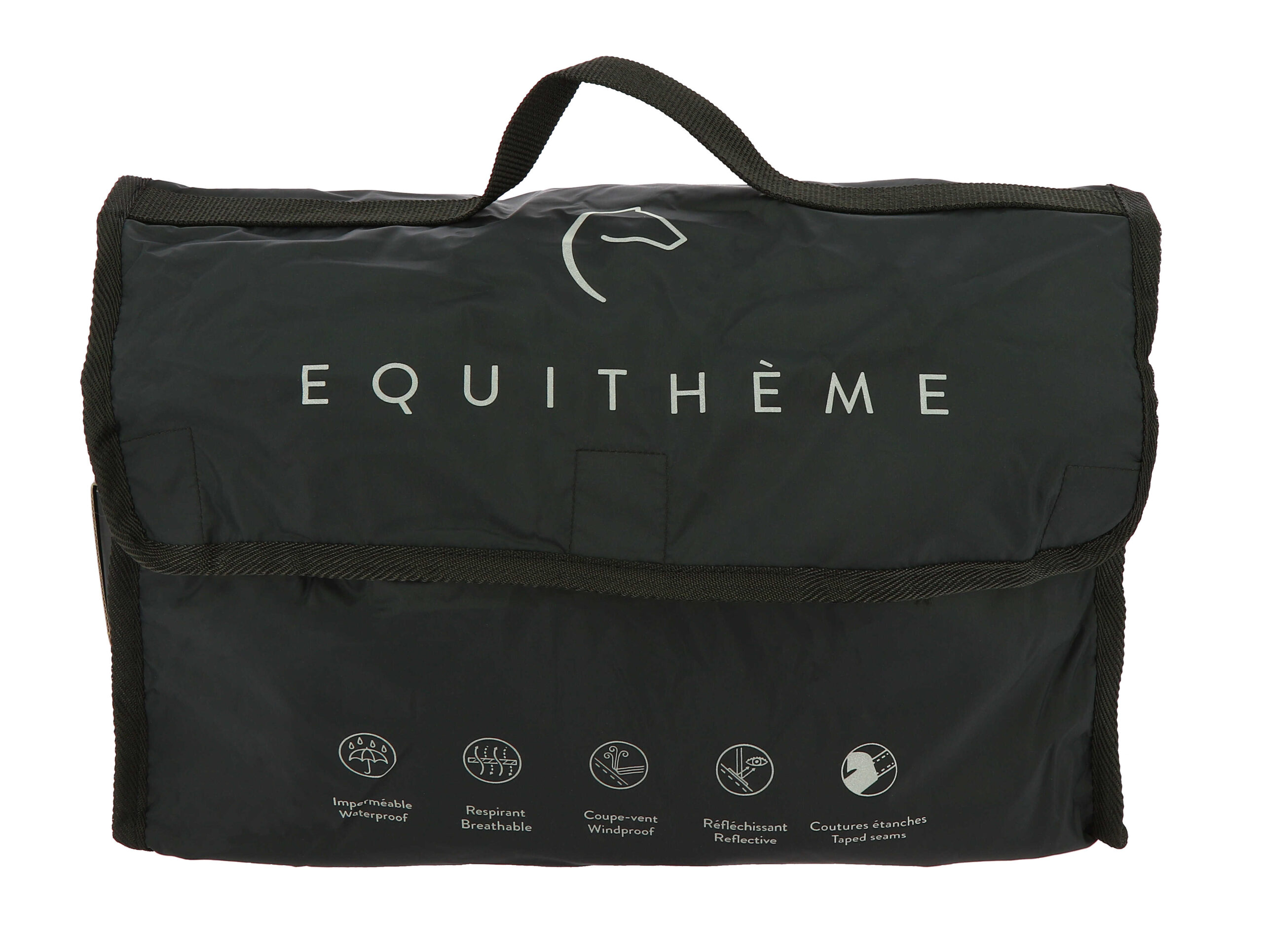 EQUITHEME Lang ridefrakke sort (XL) - Billede 3