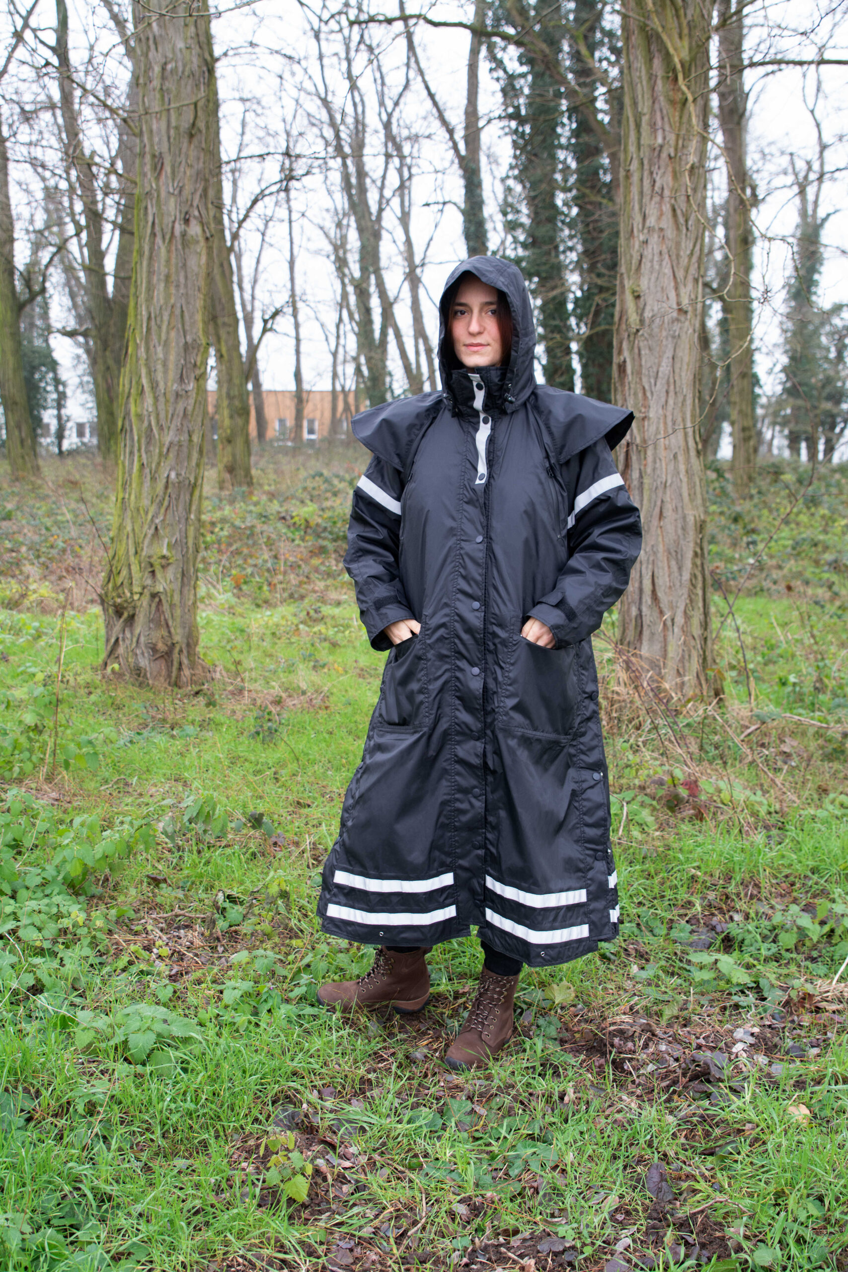 EQUITHEME Lang ridefrakke sort (XL) - Billede 5