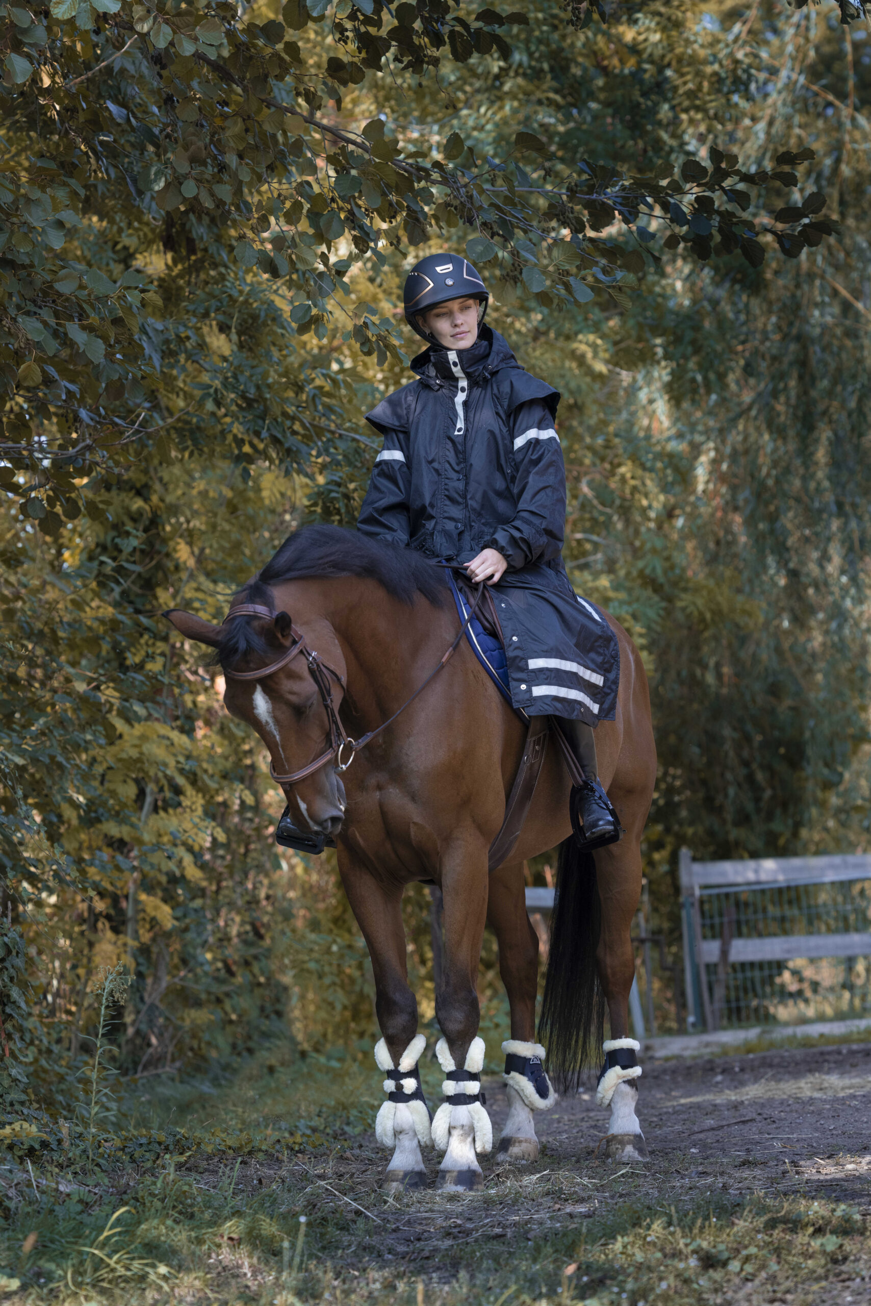EQUITHEME Lang ridefrakke sort (XL) - Billede 6