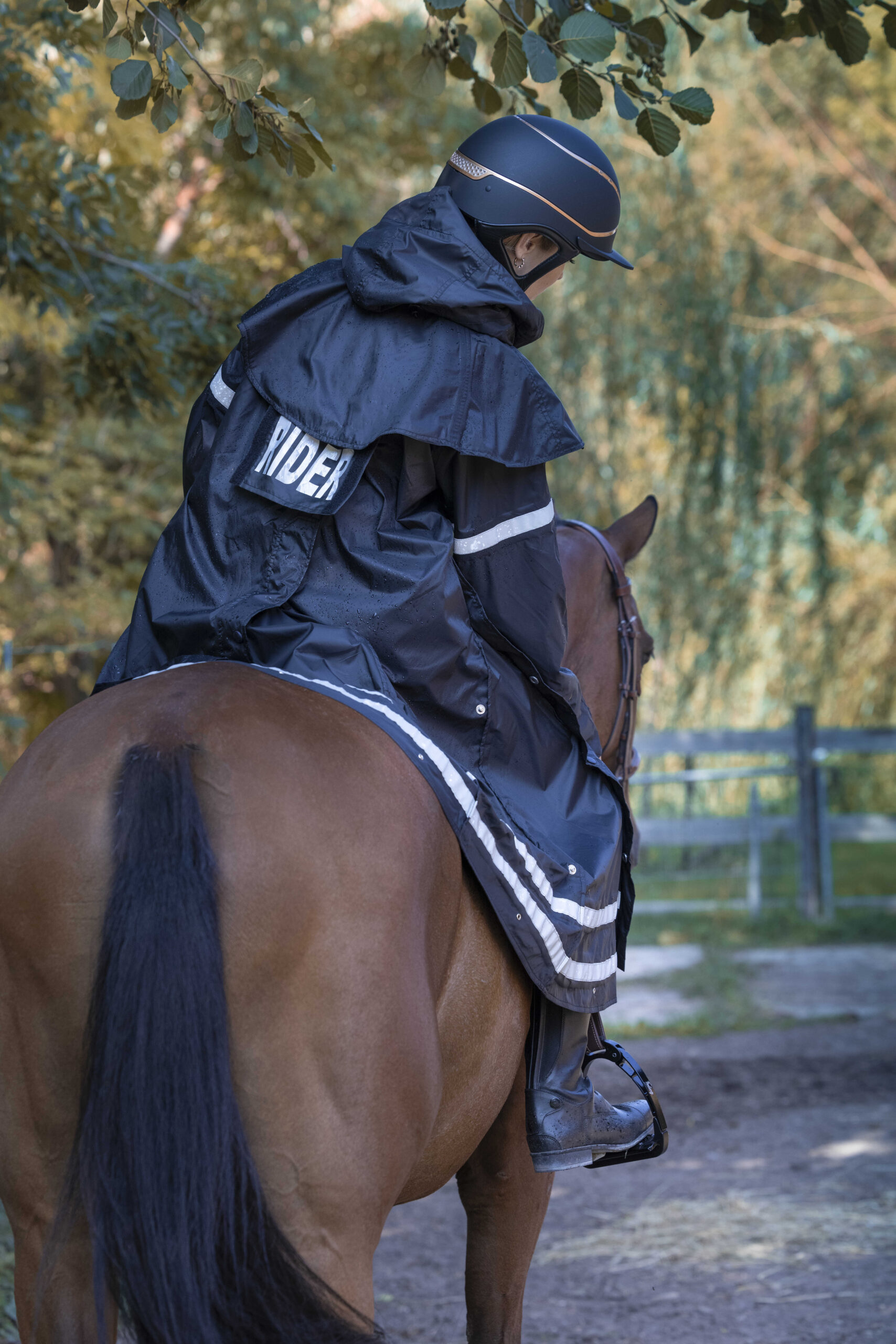 EQUITHEME Lang ridefrakke sort (XL) - Billede 13