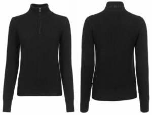 CAVALLO Cavaliggy Halfzip Uld Pullover Café Noir str. 38